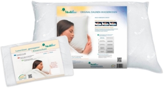 Mediflow Wasserkissen Mediflow Kombipack - Original Wasserkissen + Luxus-Schonbezug 50x70 cm, 2-tlg.