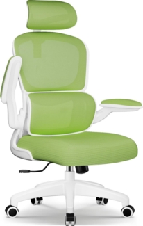 Ergonomischer Bürostuhl mit Lendenwirbelstütze, Armlehnen, Wippfunktion bis