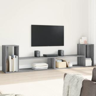 vidaXL TV-Schränke 2 Stk. Grau Sonoma 100x30x50 cm Holzwerkstoff 840798