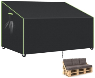 Kaket Gartenmöbel-Schutzhülle Große Abdeckung für Outdoor Gartensofa Palettensofa, 420D Oxford Stoff, Winterfest Wasserdicht Schutzhülle Abdeckhaube