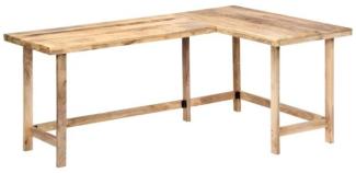 vidaXL Schreibtisch 180 x 120 x 76 cm Massivholz Mango