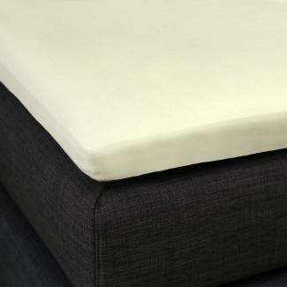 Formesse Split-Topper Spannbetttuch La Piccola Duo 1|140x210 - 220 cm| puder
