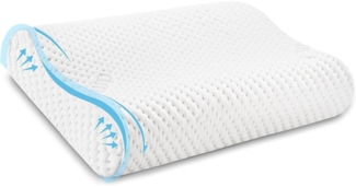 Höheneinstellbares Memory Foam Kissen 60 x 36 cm Nackenstützkissen