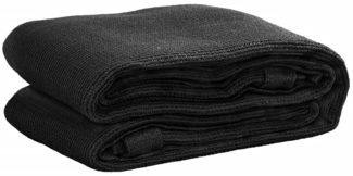 vidaXL Zeltteppich 250x400 cm Schwarz 310783