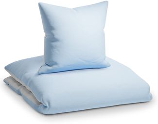 Soft Wonder-Edition Bettwäsche 135x200 cm Blaugrau