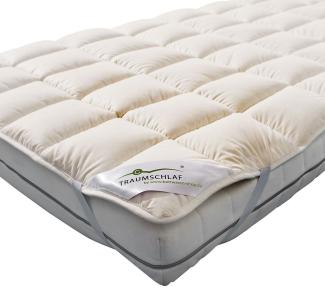 Traumschlaf Unterbett Matratzentopper Merino mit Zirbe|90x190 cm