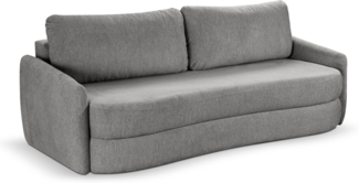 Schlafsofa (B/H/T: 231x93x108 cm) in Grau
