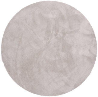 Snapstyle Hochflor-Teppich Super Soft Hochflorteppich Livorno Rund, Rund, Höhe: 17 mm