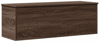 vidaXL Truhe Braun Eichen-Optik 102x35x35 cm Holzwerkstoff 840694