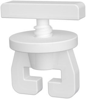 Feststeller Universal für Innenläufe / Gardinenschienen, Packung 2 Stück