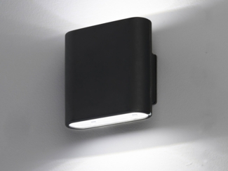 Akku Außenleuchte MAGNETIC Schwarz mit Bewegungsmelder, Breite 10cm