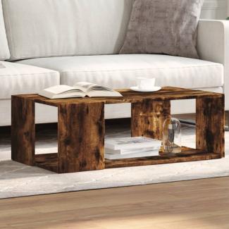 vidaXL Couchtisch Räuchereiche 89,5x48x30 cm Holzwerkstoff 848154