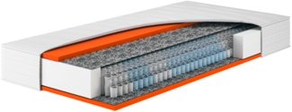 Hn8 Taschenfederkern-Matratze "Dynamic TFK", H4, 90 x 200 cm, Höhe: ca. 24 cm