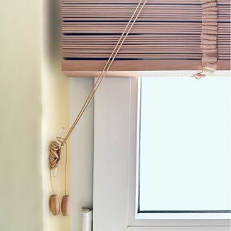 Sol Royal Jalousie Holzjalousie 50mm Rollo SolDecor BE5, 75x180cm, Schwarz, Montage Wand & Decke ? Blickschutz Jalousie Fenster & Tür Massivholz