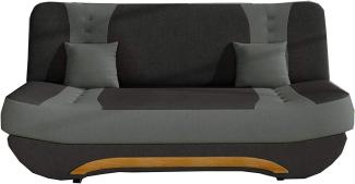 MOEBLO Schlafsofa Feba, Couch für Wohnzimmer Sofagarnitur Polstersofa Kippsofa Klappsofa Click-Clack, mit Schlaffunktion und Bettkasten