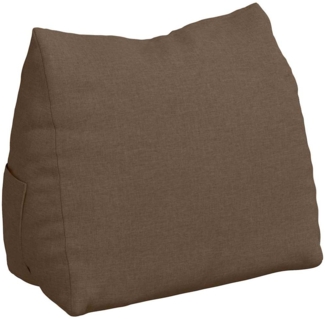 vidaXL Rückenkissen Braun 60 x 20 x 50 cm Stoff 42015035