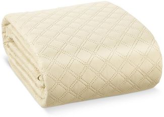 Beautissu Tagesdecke Bettüberwurf Olivia in Steppoptik Creme, 240cm, 220cm