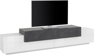 INOSIGN Lowboard Coro,Lowboard,TV-Kommode,TV-Möbel,TV-Bank, mit 3 Klappen, (B/T/H) 240x45x51,6 cm