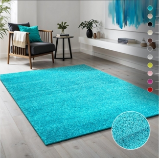 Sanat Hochflor-Läufer LOCA, rechteckig, Höhe: 30 mm, Wohnzimmer, Langflor, Shaggy, Schlafzimmer