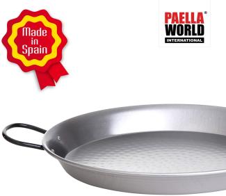 Paella-Pfanne Stahl poliert Ø 115 cm mit 4 Griffen