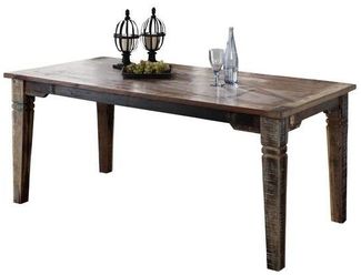 Esstisch Altholz 200x90x76 mehrfarbig lackiert NATURE OF SPIRIT #32
