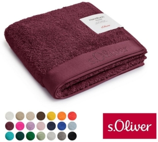 s.Oliver Handtuch s.Oliver, Premium Qualität, 600 gr/m², auch als Sets erhältlich, Walkfrottier (1-St), große Farbauswahl, auch als Duschtuch, Waschhandschuh, Gästetuch