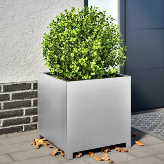 vidaXL Pflanzkübel 50x50x50 cm Verzinkter Stahl 851218