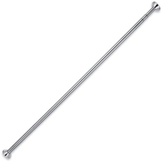 BAYLI Duschvorhangstange Duschvorhangstange ohne Bohren verstellbar von 125cm bis 220cm, auszie