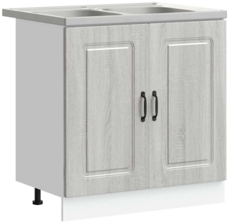 vidaXL Küchenschrank mit Tür Kalmar Graues Sonoma 80 x 46 x 81.5 cm 3315007