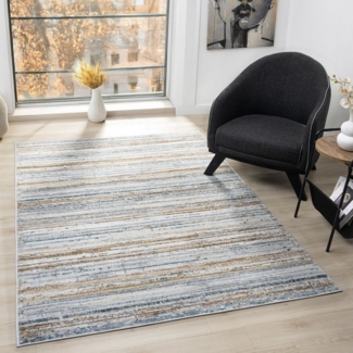 Vimoda Teppich Capri, Boho Used Effekt, Vintage Look, Rechteck, Höhe: 6 mm, Läufer, weich, Wohnzimmer, Schlafzimmer, Esszimmer