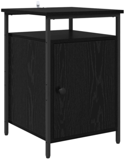 vidaXL Nachttisch Schwarz Eichen-Optik 40 x 42 x 60cm Holzwerkstoff 881810