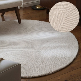 HANSE Home Wollteppich Eleni, rechteckig, Höhe: 18 mm, Handgetuftet, Wolle, Natur, Wohnzimmer, Schlafzimmer, Skandi, Hygge