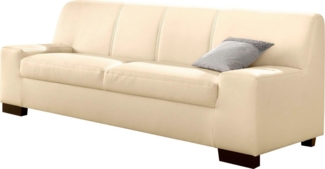 DOMO collection 3-Sitzer Norma zeitlos, kubisch und elegant, komfortabel, flache Armlehnen