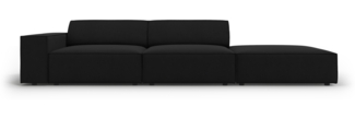 Micadoni 3-Sitzer Sofa Jodie Black