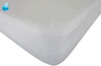 Matratzenauflage Matratzenschutz wasserdicht für Kinderbett DUKAL, 60x120 cm, mit Spannumrandung, Made in Germany