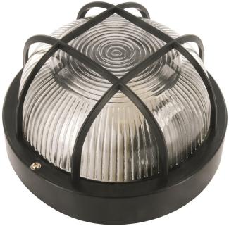 smartwares Außen-Wandleuchte BE100Z, Außenleuchte, 60 W, Deckenleuchte, schwarz
