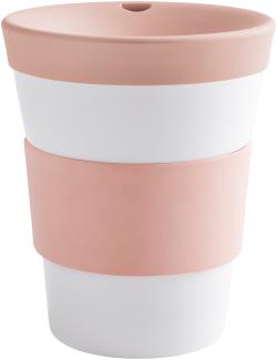 KAHLA cupit To Go Becher 0,35 l Banderole pastel rose