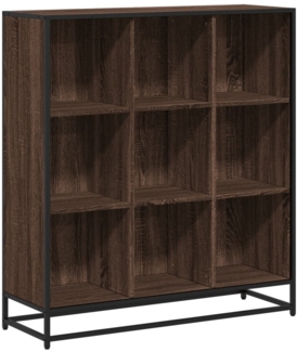 vidaXL Bücherregal Eichen-Optik 97,5x33x107,5 Holzwerkstoff und Metall 3300864