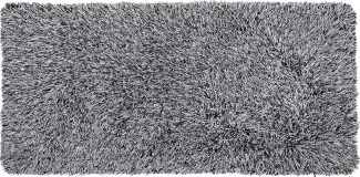 Teppich schwarz-weiß 80x150 cm Shaggy CIDE