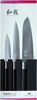 KAI Messer-Set Wasabi Japan Messerset mit Santoku (3-tlg)