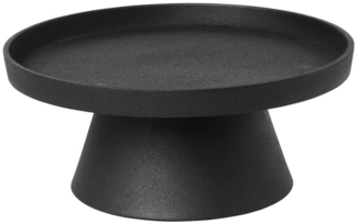 Broste Copenhagen Kerzentablett Copenhagen Holger Kerzenplatte Alu black Ø 24 cm, Holger Kerzenschale