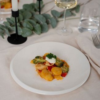 Villeroy & Boch Geschirr-Set Set Artesano Speiseteller, Frühstücksteller, Pasta, Bowl 16-tlg, Premium Porcelain