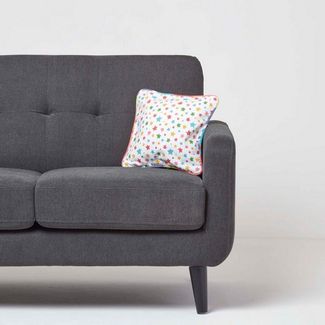 Homescapes Kissenhülle Sterne-Kissenbezug aus Baumwolle mit Reißverschluss, 30 x 30 cm