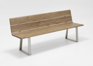 Niehoff Nova Bank Edelstahl/Teak G127-262-180