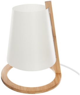 Tischlampe mit Bambusständer, einzigartiges Produkt für jedes Interieur geeignet