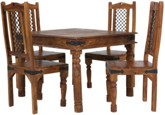 Esstisch 80x80 + 4 Stühle Merlin I