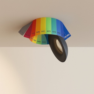 s.luce Santa Neo LED-Deckenstrahler schwenkbar & dimmbar Mehrfarbig