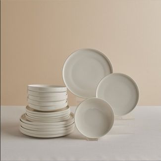 Karaca Geschirr-Set Karaca Stream Bone Felix XL Geschirrset 18-teilig für 6 Personen