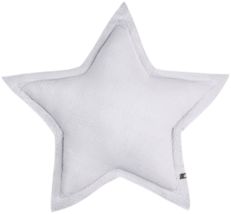 von Herzen Babykissen Musselinkissen Kinderkissen Kuschelkissen Stern aus 100% Baumwolle, handgenäht