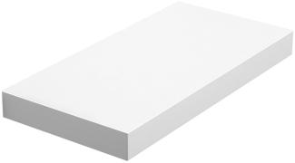 Vasagle 'LWS24WT' Wandregal, Metall/Holz weiß, 40 x 20 x 3,8 cm